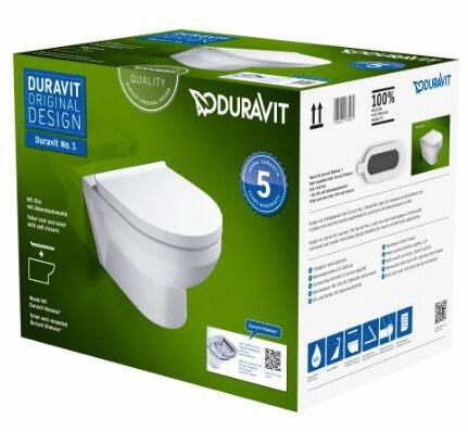 COMPACT DURAVIT RIMLESS® - Pack wc suspendu