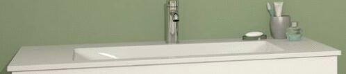 EXCLUSIVITES RICHARDSON PAR BURGBAD - Plan de toilette simple vasque