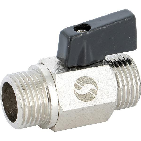 VANNE SPHERE MINI MAN.NOIR MM      3/8 690003 SFERACO  [690003]