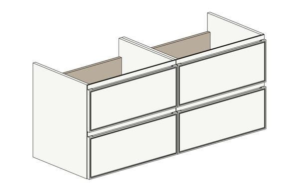 MEUBLE S/PL UPCITY26 4TR 120CM BLC      -ENS-