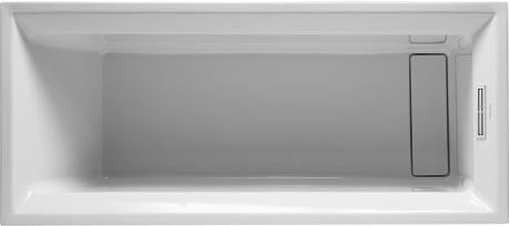 2ND FLOOR - Baignoire rectangulaire, version à encastrer