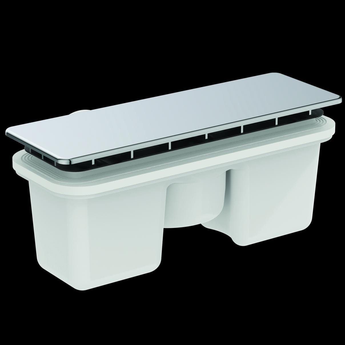 BONDE RECT MINCE ULTRAFLAT NEW    CHR T5327AA IDEAL STANDARD FRANCE 