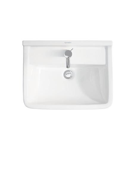 STARCK 3 - Lavabo avec trop-plein et plage de robinetterie