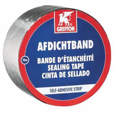 BANDE D'ETANCHEITE ALUMINIUM - Autocollante, à base de bitume, couleur aluminium. Pour étancher, les joints, les jointures et les fissures sur la plupart des supports