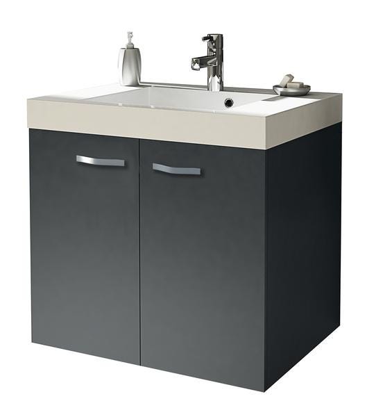 MEUBLE S/PL MILANO 60 2P GRAPHITE    A2355625 NEOVA