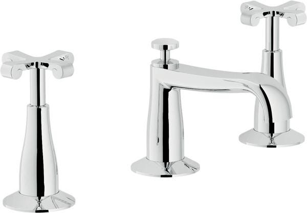 MELANGEUR LAVABO 3 TROUS CHROME CARLOS PRIMER NOBILI RUBINETTERIE  [CP211/1CR]