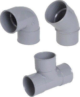 RACCORD A COLLER - Lot de raccord PVC