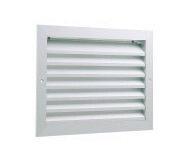 GRILLE EXTERIEURE - GAE 25 - Aluminium circulaire, avec pas d'ailettes 25mm