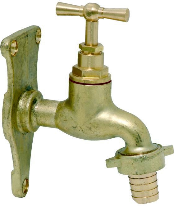 ROBINET DE JARDIN - Femelle - Avec applique intégrée à visser