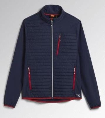 VESTE SWEAT HYBRIDE RGE/BLEU S 179458-D0216-X DIADORA  [179458-D0216-X]