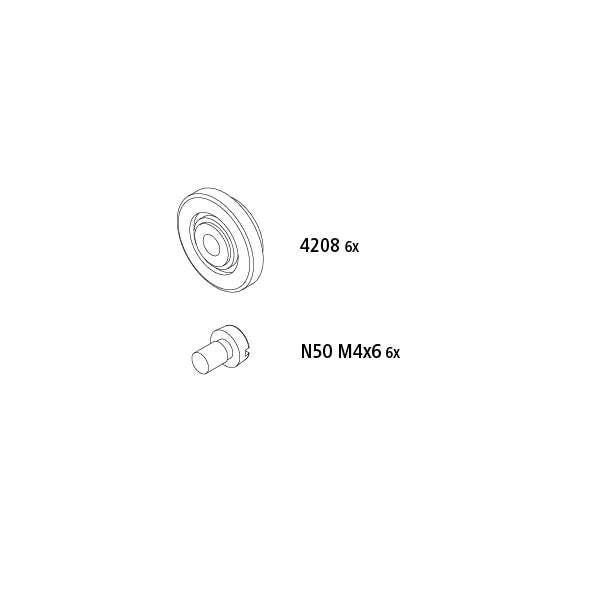 SET 6 ROULETTE 4208 N2/I2 STD CADA 1403037191 ROTH FRANCE  [1403037191]