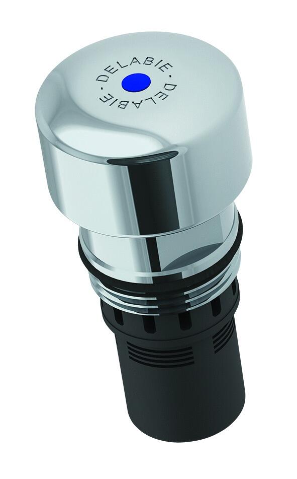 TEMPOSTOP - Robinet poussoir de lavabo sur vasque à levier