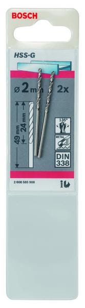 FORET - HSS-G - Pour métaux rectifiés