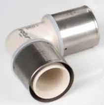 COUDE MULTICOUCHE BRAVOPRESS - FF - 45° - Egal