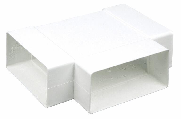 CONDUIT RECTANGULAIRE RIGIDE - Pour réseau équivalent Ø 80 ou 100 mm