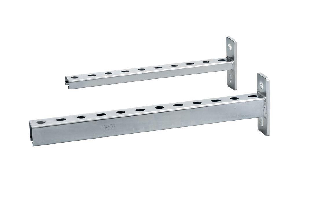 CONSOLE RAIL MPR - Avec rainure latérale électrozinguée