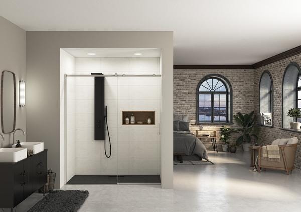 PAROI EKINOX CLT 140 PROFILE INOX PA4272ITNEG AQUAPRODUCTION KINEDO  [PA4272ITNEG]