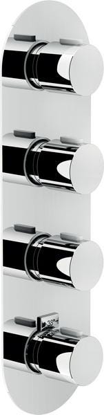FACADE THERM. A ENC. 3 VOIES LIKID  LK00103CR NOBILI RUBINETTERIE  [LK00103CR]