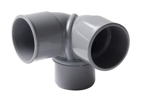 COUDE DBL.EQUERRE MF 87'30 D32 GRIS   CEF88MF NICOLL  [CEF88MF]