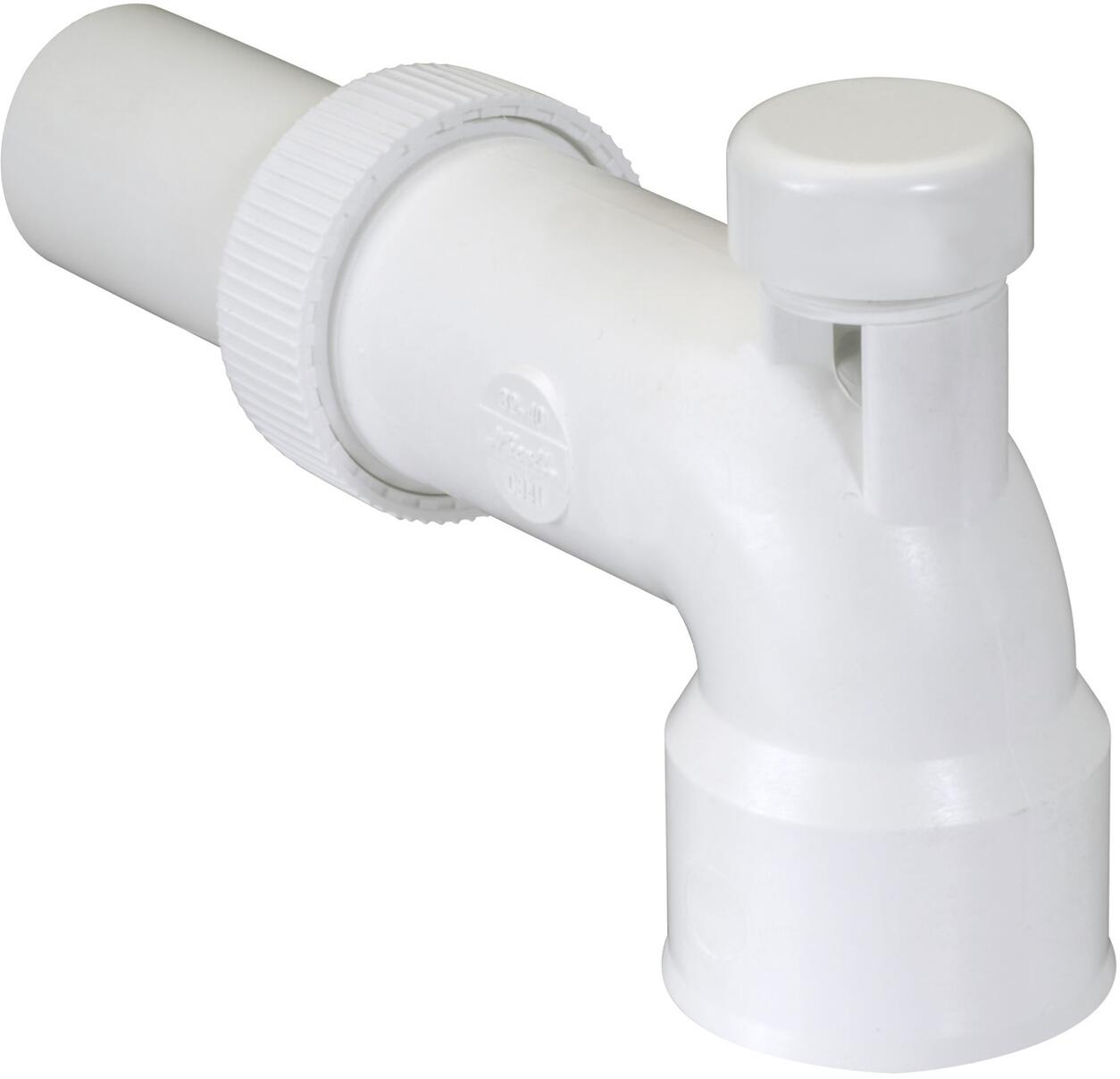 SIPHON DE LAVABO EN PVC C - Sortie coudée réglable
