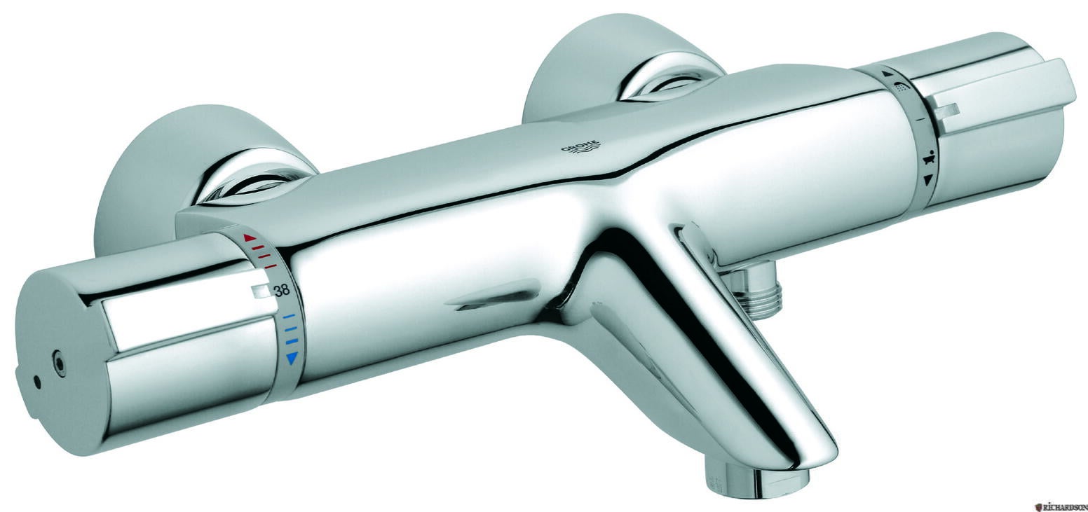 GROHTHERM 2000 HOSPITA - Mitigeur bain-douche thermostatique mural