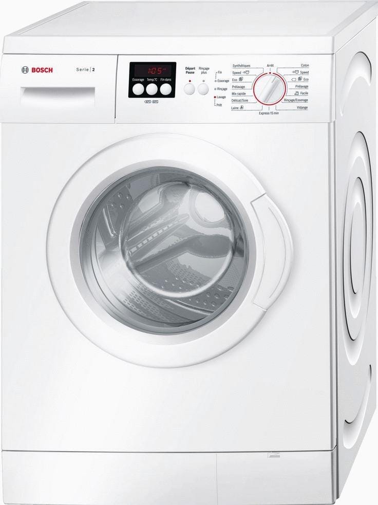 LAVE LINGE CHARGEMENT FRONTAL - Finition : blanc