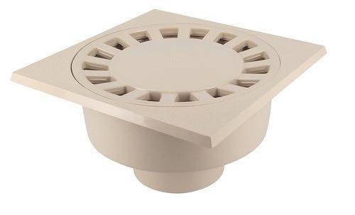 SIPHON DE COUR 25X25 SORTIE 110 SABLE SK1110S NICOLL  [SK1110S]