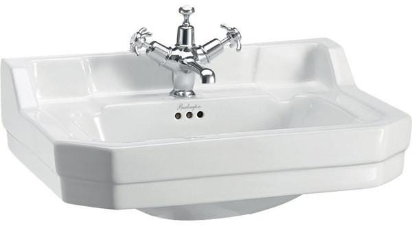 VASQUE 61CM BLANC 1 TROU BURLINGTON    B5 1TH JS AQUATOP  [B5 1TH]