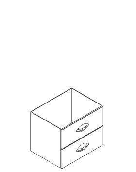 MEUBLE SUSP.2T.BENTO 60X51CM  DECOTEC 1790011 DECOTEC