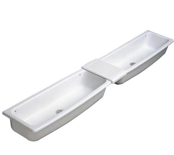 AUGE - Lavabo et Couvre-joint porte-savon