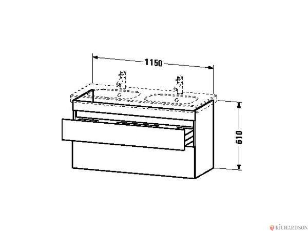 MEUBLE S/LAV. DURASTYLE 120-2T    DS648601818 DURAVIT  [DS648601818]