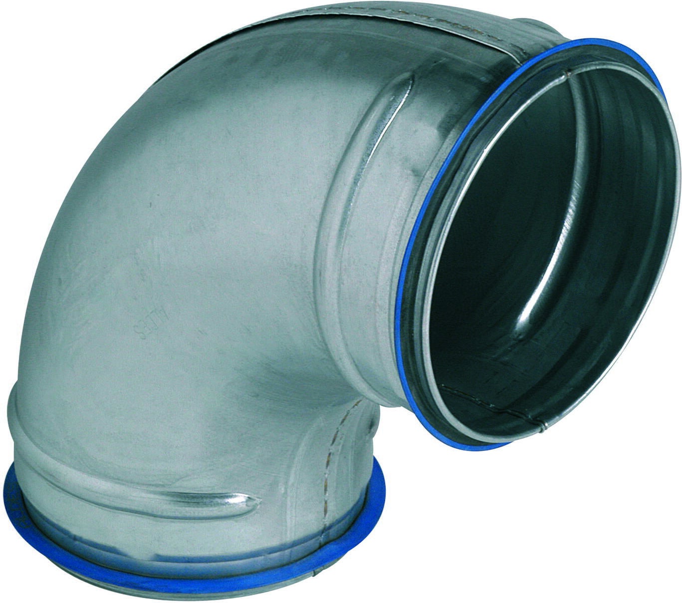 CONDUIT CIRCULAIRE RIGIDE ET SEMI-RIGIDE - Coude 90° à joints - GALVA