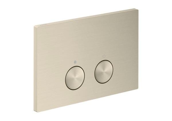PLAQUE COMMANDE WC NICKEL BROSSE     42530820