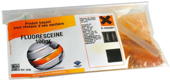 FLUORESCEINE - Produit pour recherche de canalisations et de fuites