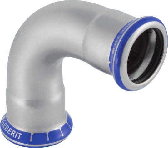COUDE 90 FF INOX SS SILICONE 18 GEBERIT 80103 GEBERIT  [80103]