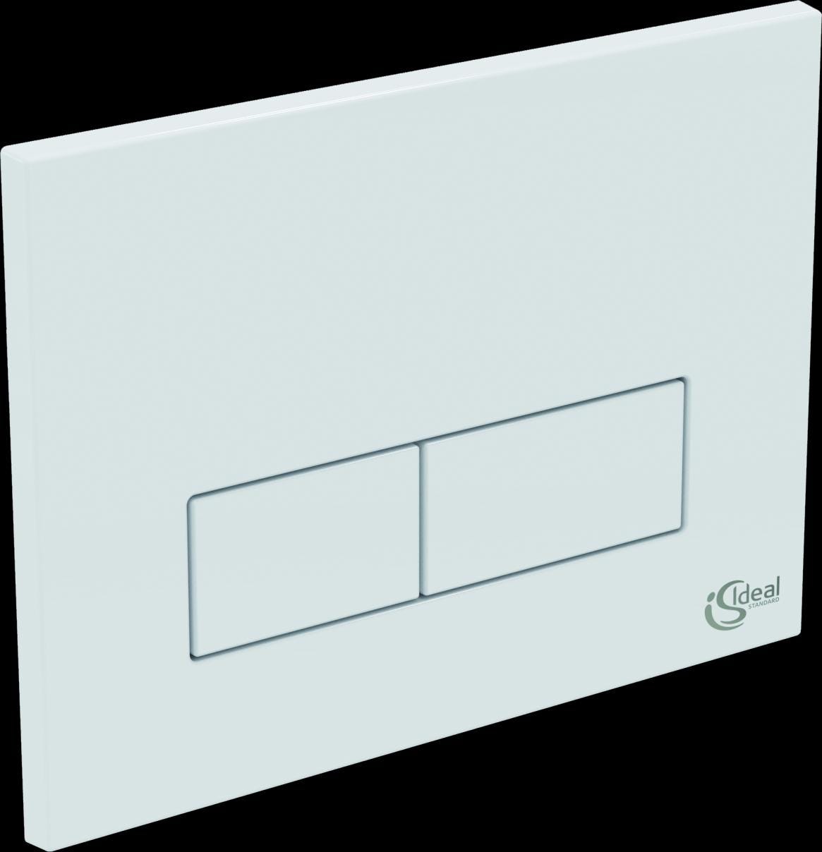 PLAQUE DE CDE RECTANG.3/6L BLC IS     W3708AC IDEAL STANDARD FRANCE  [W3708AC] 