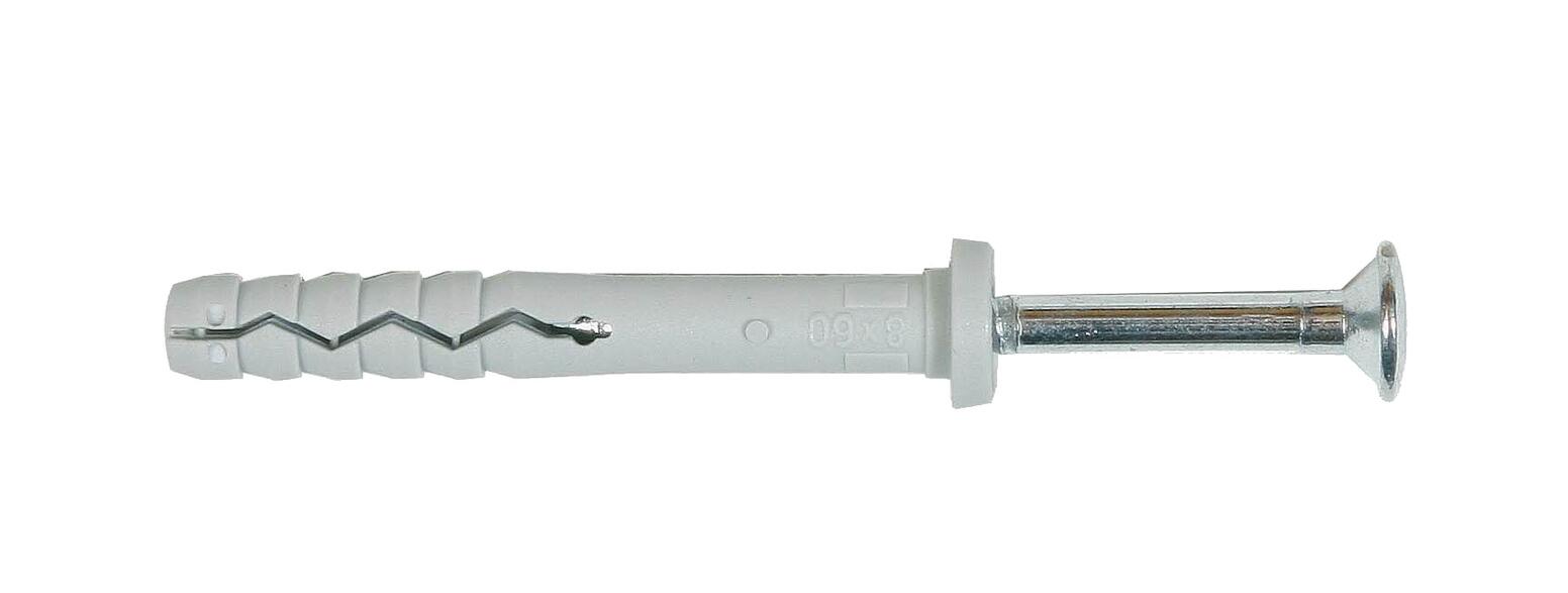 CHEVILLE PLASTIQUE - Tap-Vis à tête plate