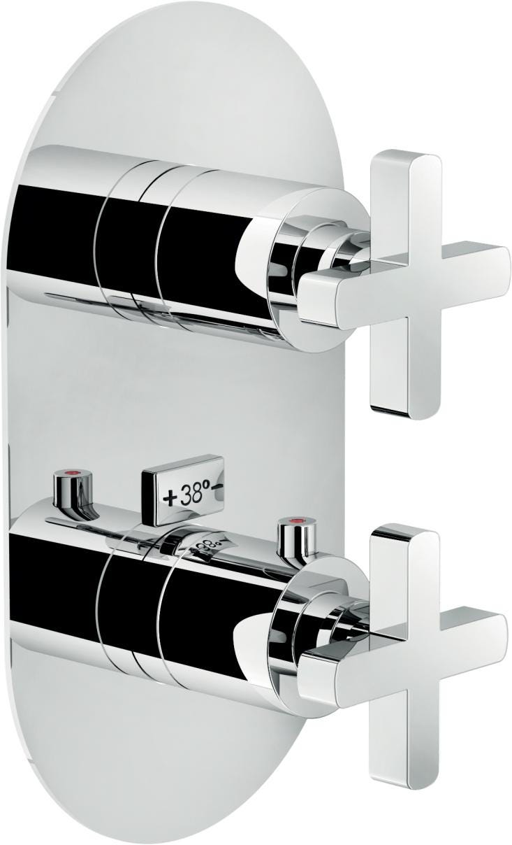 FACADE THERMO 2 S LIRA         CHR LR116102CR NOBILI RUBINETTERIE  [LR116102CR] 