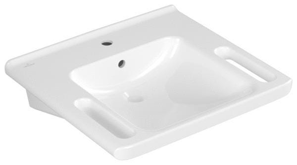 LAVABO VICARE 60X55 AVEC TP VB BLC   4A686001 VILLEROY BOCH  [4A686001]