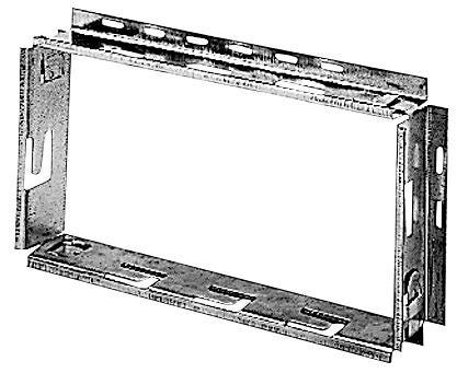 CONTRE CADRE F4 600X150              11053770 ALDES AERAULIQUE
