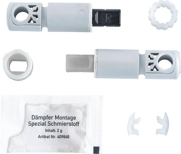 SET AMORT. DE FERMETURE P.ABATTANT 1004270000 DURAVIT  [1004270000]