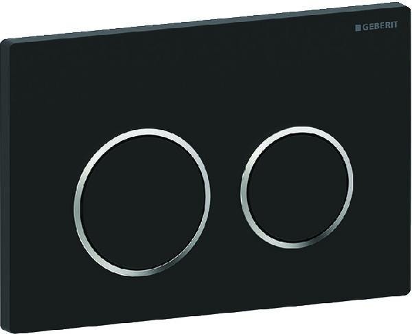 PLAQUE GEBERIT OMEGA20 NOIR MAT  115.085.14.1 GEBERIT  [115.085.14.1]