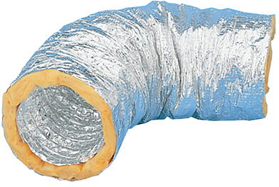 CONDUIT CIRCULAIRE FLEXIBLE - GSI - Gaine aluminium souple isolée type M0