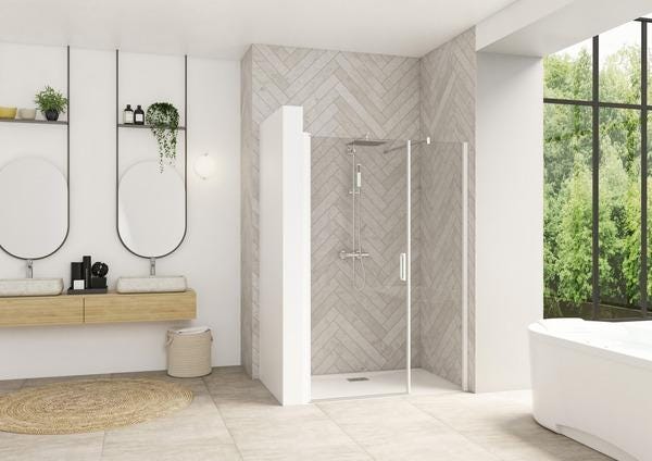 PAROI SM.DESIGN 120 P.CENTRALE SS  PA9061BTNE AQUAPRODUCTION KINEDO  [PA9061BTNE]