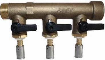 COLLECTEUR DISTRIGRIPP - Sanitaire/chauffage type Fc ø27 - Entraxe 50 mm