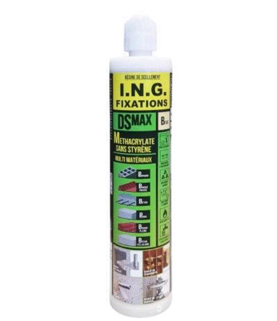 SCELLEMENT CHIMIQUE - Résine pour matériaux pleins et creux - Kit complet