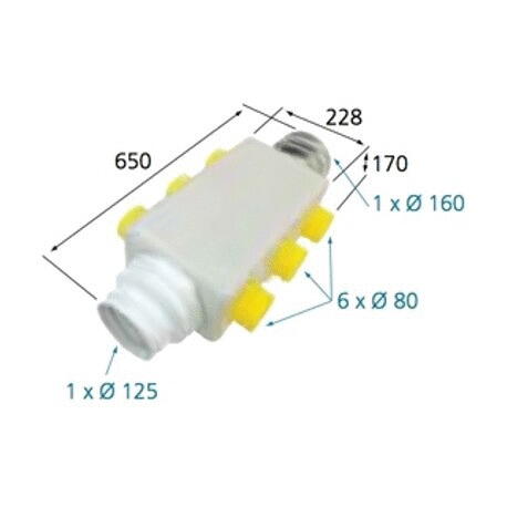 CAISSON COLLECTEUR - NEOCD - Pour Chauffe-eau thermodynamique sur VMC