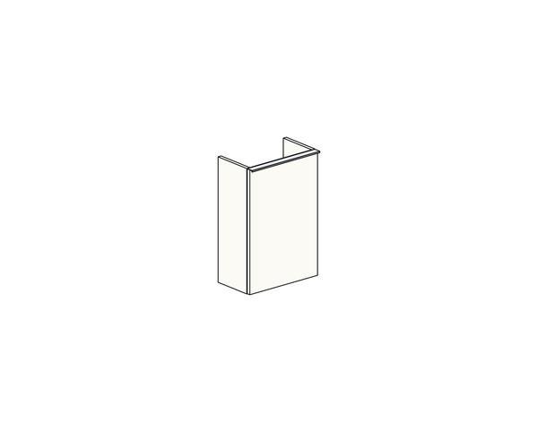MEUBLE LM METRO26 40CM 1P.REV. BLC M.  BL0014