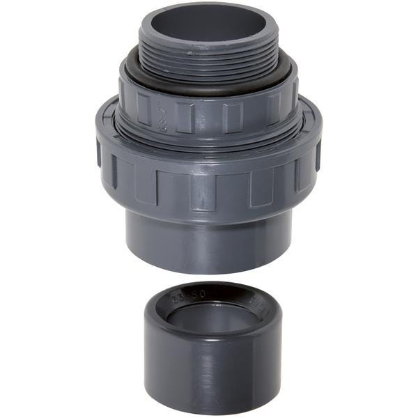 RACCORD UNION RU-PVC M2" S50/63    -2- 454663 JETLY  [454663]