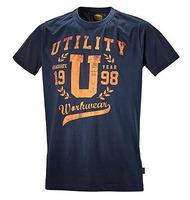 TEE SHIRT GRAPHIC BLEU T.L       161760-60063